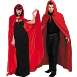 Adult Red Hooded Cape