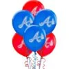 6ct, Atlanta Braves Balloons -Party City 344052