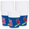 St. Louis Cardinals Plastic Cups 25ct -Party City 472184