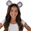 Child Gray Mouse Ears Headband -Party City 482453