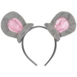 Child Gray Mouse Ears Headband -Party City 482453 01