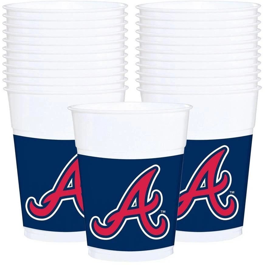 Atlanta Braves Party Kit For 18 Guests 6 Atlanta Braves Party Kit For 18 Guests - Image 4