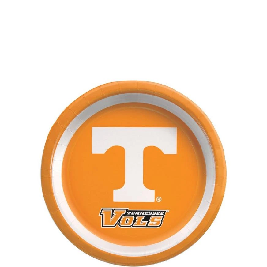 Tennessee Volunteers Dessert Plates 12ct 3 Tennessee Volunteers Dessert Plates 12ct
