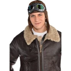 Aviator Hat & Goggles -Party City 627489 01