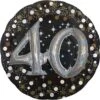 40th Birthday Balloon - 3D Sparkling Celebration, 36in -Party City 661083