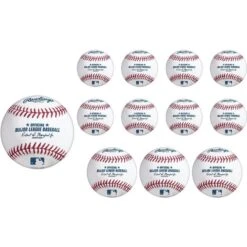 MLB Baseball Cutouts, 12ct