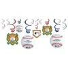 MLB Baseball Swirl Decorations, 12ct 2 MLB Baseball Swirl Decorations, 12ct -Party City 679506