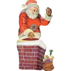 Christmas Balloon - Giant Santa Chimney