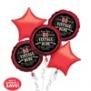 50th Birthday Balloon Bouquet 5pc - Vintage Dude -Party City 699956