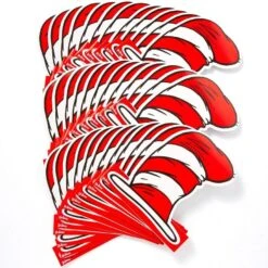 Cat In The Hat Paper Hats 36ct - Dr. Seuss -Party City 734406 02