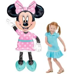 Giant Gliding Minnie Mouse Balloon 38in X 54in