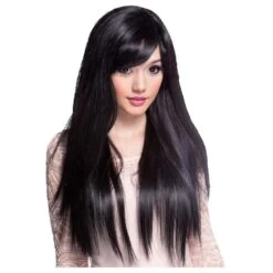 Stylish Long Black Wig