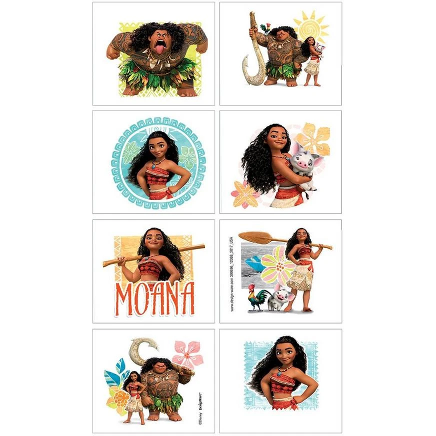 Moana Tattoos 1 Sheet 3 Moana Tattoos 1 Sheet