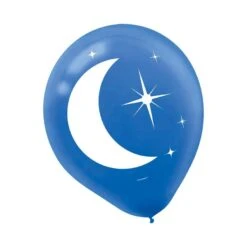 AMSCAN 15ct, Crescent Moon & Mosque Eid Balloons -Party City 781068 02