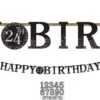 Sparkling Celebration Happy Birthday Banner Kit -Party City 781435