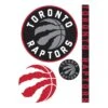 Toronto Raptors Decals 4ct -Party City 783772
