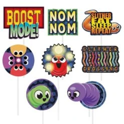 AMSCAN Slither.io Photo Booth Props 13ct