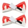 Glitter Bloody Knife Bow Hair Clips 2ct -Party City 794171