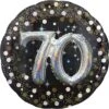 70th Birthday Balloon 36in - 3D Sparkling Celebration, 36in -Party City 794380
