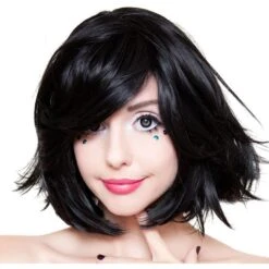 Stylish Short Black Wig