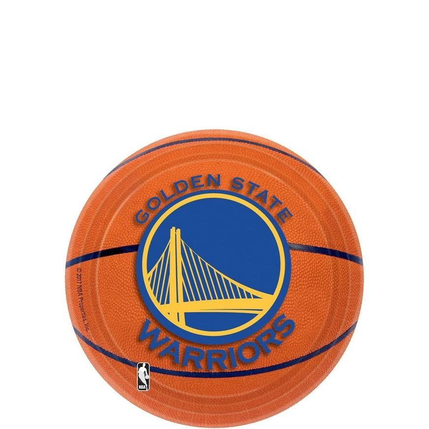 Golden State Warriors Dessert Plates 8ct 3 Golden State Warriors Dessert Plates 8ct