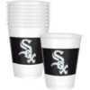 Clear Chicago White Sox Plastic Cup, 16oz, 25ct - MLB -Party City 804785