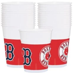 Super Boston Red Sox Party Kit For 36 Guests -Party City 807552 03