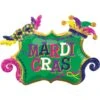 Giant Mardi Gras Balloon, 34in -Party City 810526
