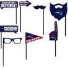 New England Patriots Photo Booth Props 9ct -Party City 825782
