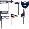 Denver Broncos Photo Booth Props 9ct