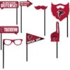 Atlanta Falcons Photo Booth Props 9ct -Party City 825787