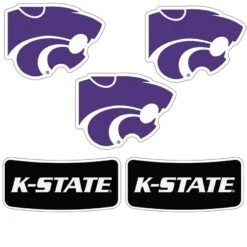 Kansas State Wildcats Tattoos 1 Sheet