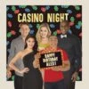 Roll The Dice Casino Photo Booth Backdrop Kit -Party City 841632