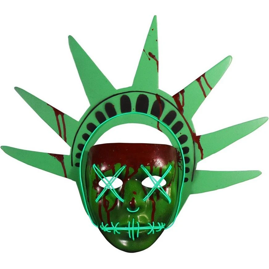 Light-Up Lady Liberty Mask - The Purge: Election Year 3 Light-Up Lady Liberty Mask - The Purge: Election Year