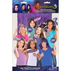 Descendants 3 Scene Setter With Photo Booth Props -Party City 845443 02