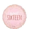 Pink Sweet Sixteen Balloon