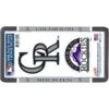 Colorado Rockies License Plate Frame With Decals 3pc -Party City 852951