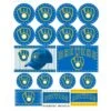 Milwaukee Brewers Stickers 1 Sheet -Party City 856158