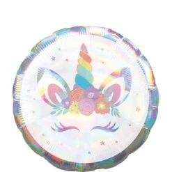 Iridescent Unicorn Balloon
