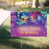 Custom Shimmer And Shine Yard Sign -Party City 870754