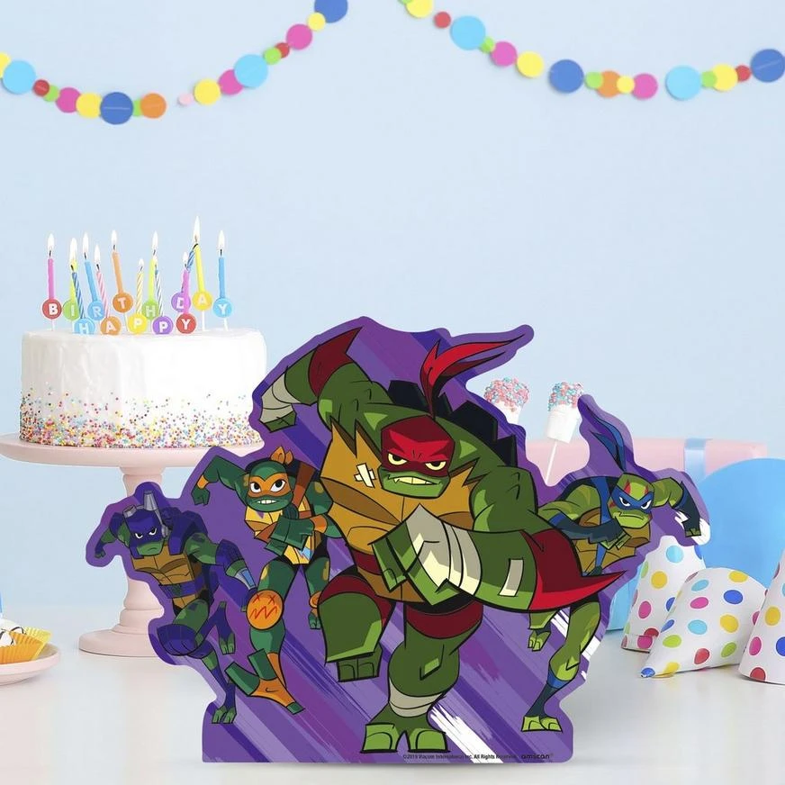 None Rise Of The TMNT Centerpiece Cardboard Cutout, 16in X 11in 3 None Rise Of The TMNT Centerpiece Cardboard Cutout, 16in X 11in