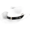 White Satin Cowboy Hat -Party City 890258