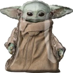 Gliding The Child Balloon, 31in X 31in - The Mandalorian