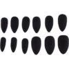 Black Velvet Nails, 12ct -Party City 898988