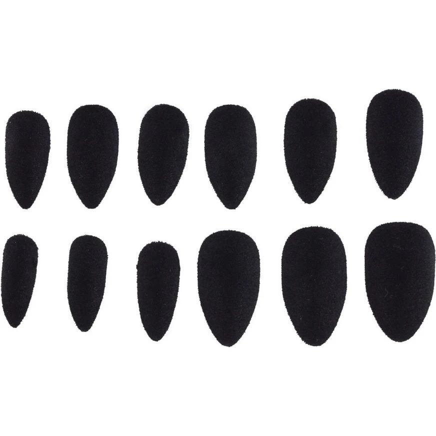 Black Velvet Nails, 12ct 3 Black Velvet Nails, 12ct