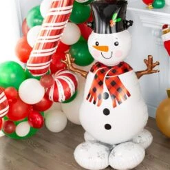 AirLoonz Snowman Foil Balloon, 55in -Party City 899653 02