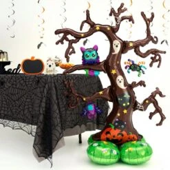 AirLoonz Halloween Tree Balloon, 44in X 62in -Party City 901254 02
