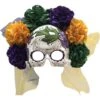 Day Of The Dead Veil Half Mask -Party City 905848
