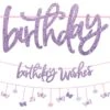 AMSCAN Glitter Birthday Wishes Flutter Banners 2ct -Party City 911151