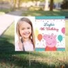 Custom Peppa Pig Photo Yard Sign -Party City 914512